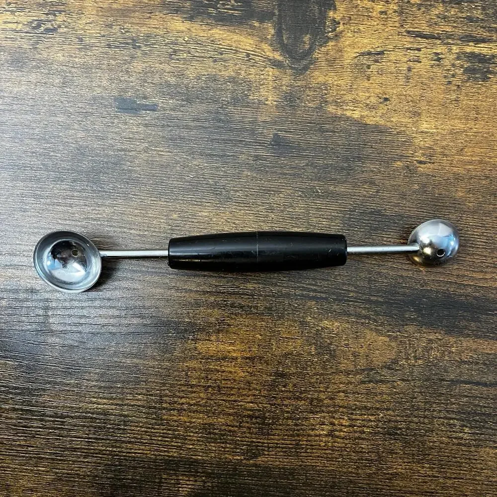 Vintage EKCO Double Sides‎ Melon Fruit Baller Scoop Tool USA Plastic Handle